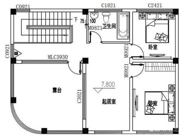 占地80平米到120平米不等的三套，外觀大氣，內(nèi)部布局合理實用，希望能夠幫到你！