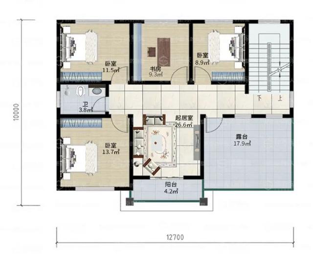 回農(nóng)村老家蓋別墅，就是為了享受與家人平淡自足的田園生活，溫馨十足，俗話說“父母在，不遠(yuǎn)游”，在老家建一棟大氣的小別墅別墅!