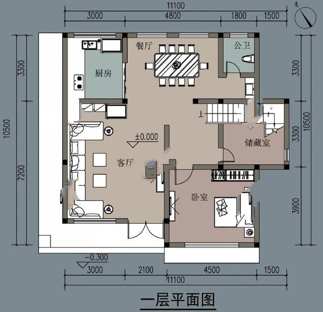 今天 給大家介紹的這棟農(nóng)村自建二層小別墅，很樸素實(shí)用，即使主人長(zhǎng)時(shí)間不在家，也不用天天為它而操心,適合出門在外的年輕人