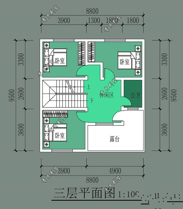 今天，就給大家介紹一款小面寬別墅，開間僅8.8米，進(jìn)深10米，占地面積可說是非常小了，但是外觀一樣漂亮，