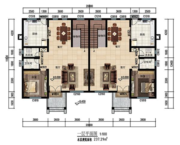 兄弟兩個建雙拼，省事省力省錢，最重要的是能一起贍養(yǎng)父母，讓他們安心生活!