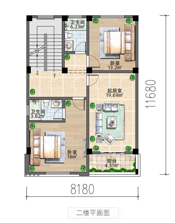 今天的小編輯將教你如何在8.1米寬的家園上建造一座極其簡單和優(yōu)雅的現(xiàn)代三層別墅，這是每個人都喜歡的那種！