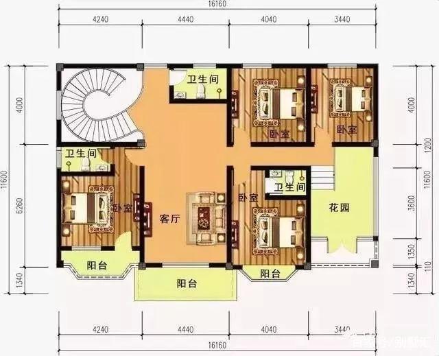 推薦13X11農(nóng)村自建別墅圖紙