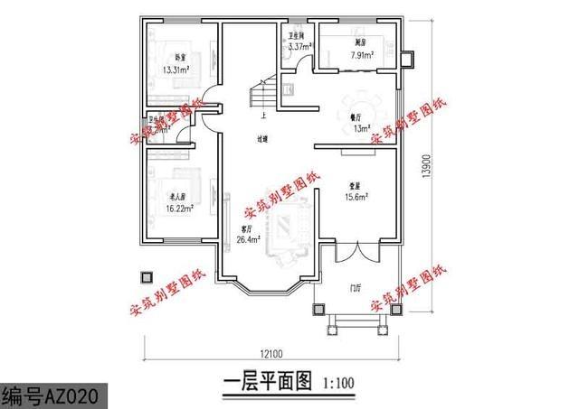 五種農(nóng)村實(shí)用住宅設(shè)計(jì)圖紙