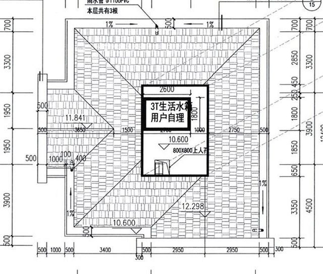 農(nóng)村復(fù)式三層建筑的設(shè)計(jì)圖紙