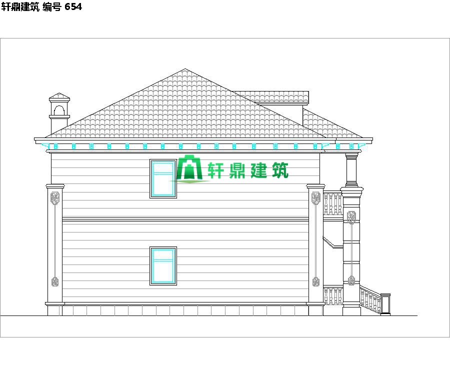 經(jīng)典小二層歐式自建別墅施工圖09.jpg