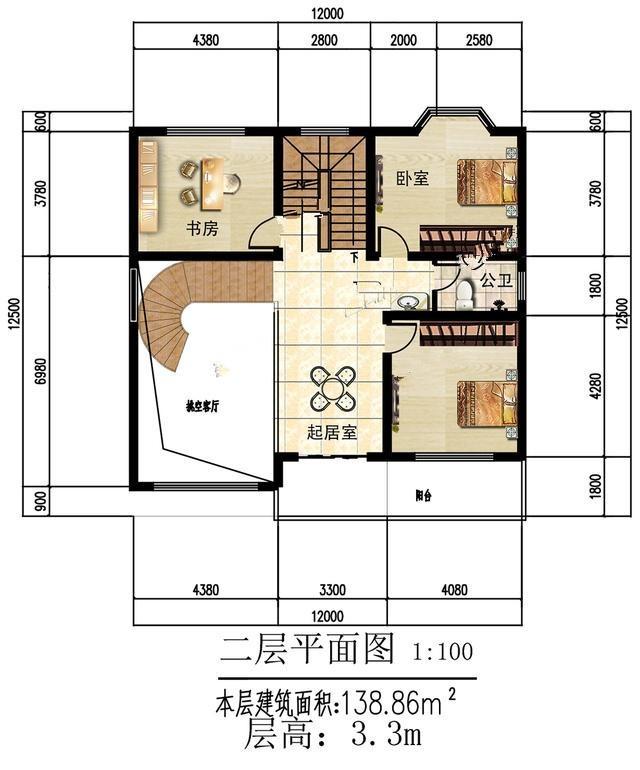 美麗的農(nóng)村獨(dú)棟別墅