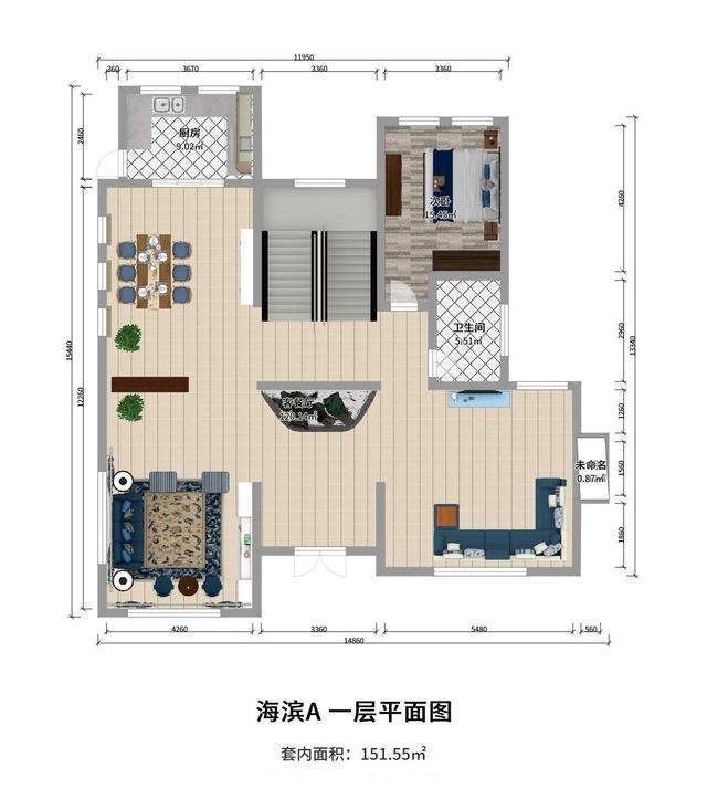 占地200平方米的地中海風(fēng)格三層別墅