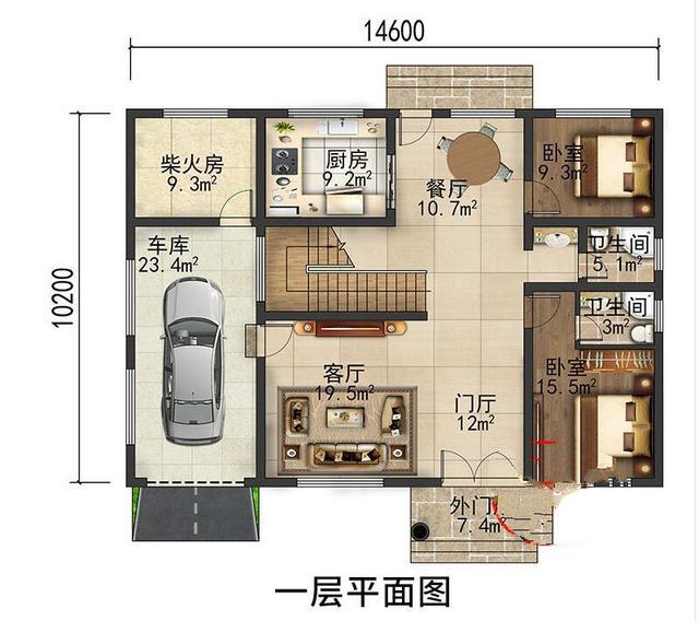 　廣東羅先生在農(nóng)村建房，一家八口，四代同堂。這種布局夠住嗎？