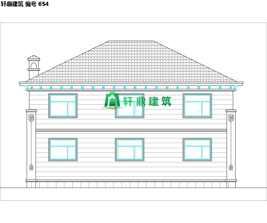 農(nóng)村建造歐式二層小別墅