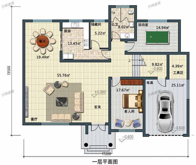 受歡迎的農(nóng)村自營住宅設(shè)計圖