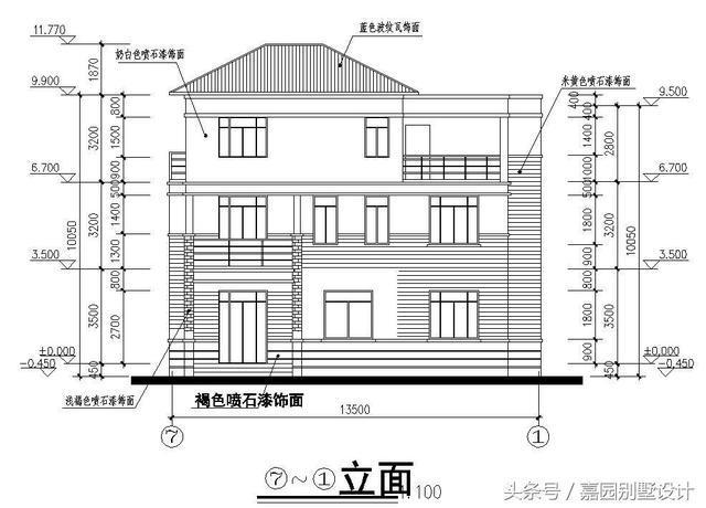 三層別墅設(shè)計(jì)圖紙，