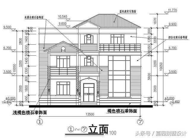 三層別墅設(shè)計(jì)圖紙，