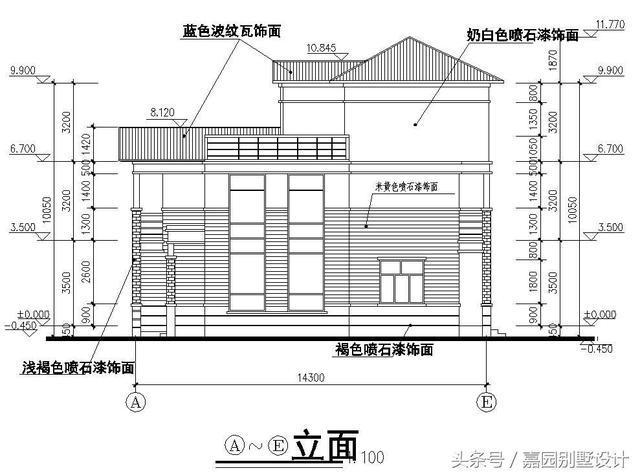 三層別墅設(shè)計(jì)圖紙，