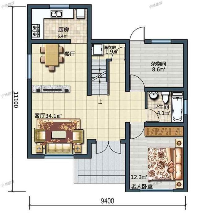 30萬以內的農村自營住宅設計圖