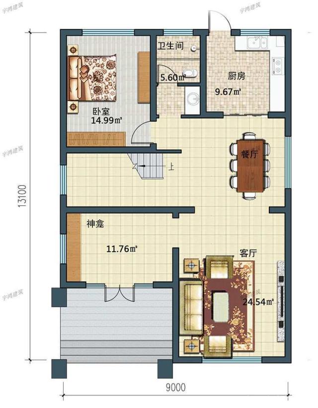 30萬以內的農村自營住宅設計圖