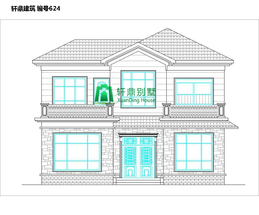 農(nóng)村二層別墅的設(shè)計(jì)圖