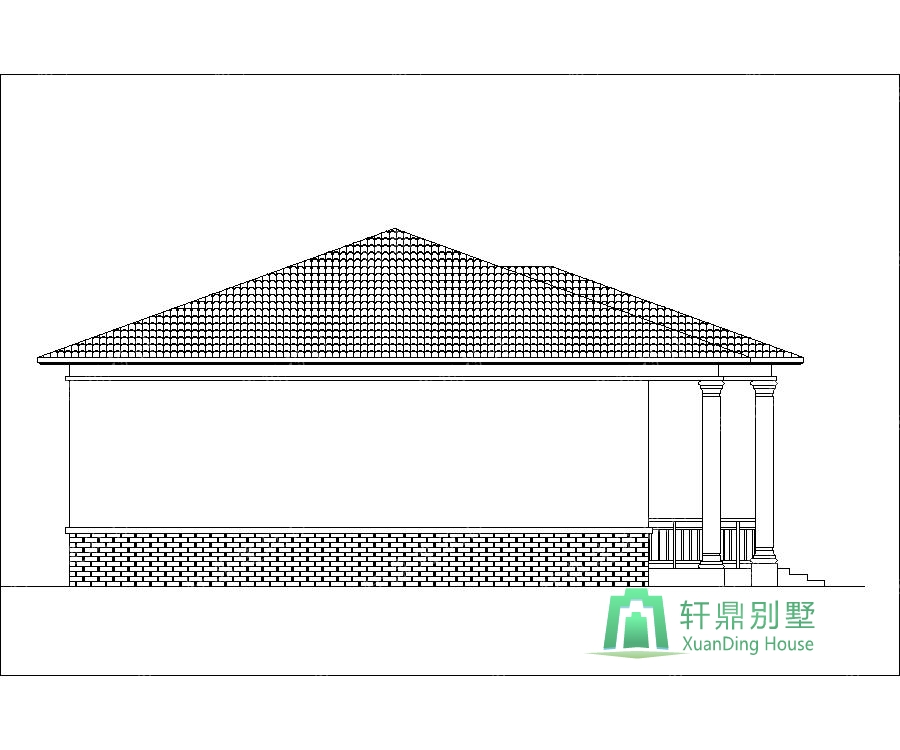 一層自建房屋設(shè)計(jì)圖