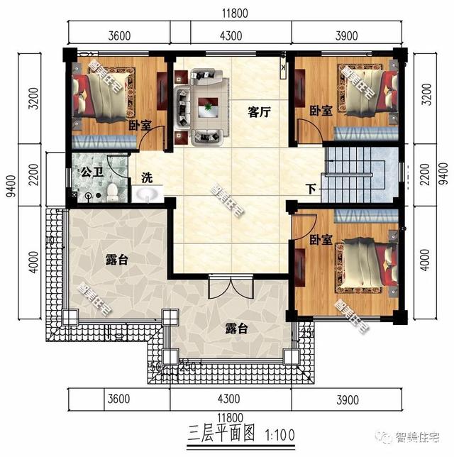   中式和簡歐式設(shè)計(jì)的別墅