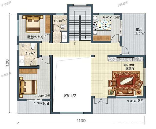 農(nóng)村最好看二樓別墅的設(shè)計(jì)圖