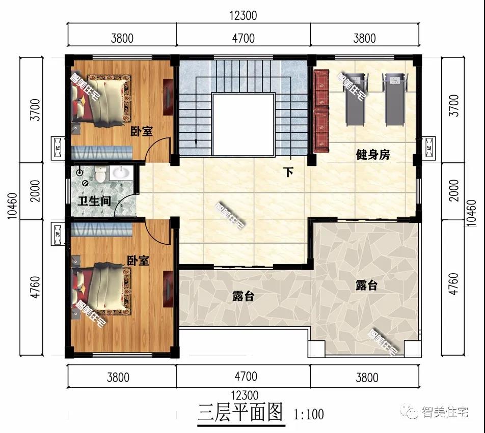 帶有庭院設(shè)計(jì)的鄉(xiāng)村別墅