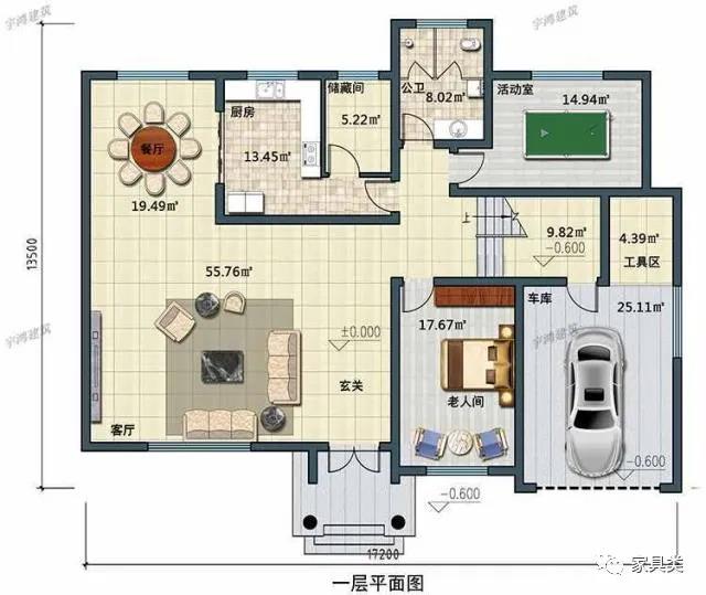 農(nóng)村自建住宅設(shè)計(jì)圖紙