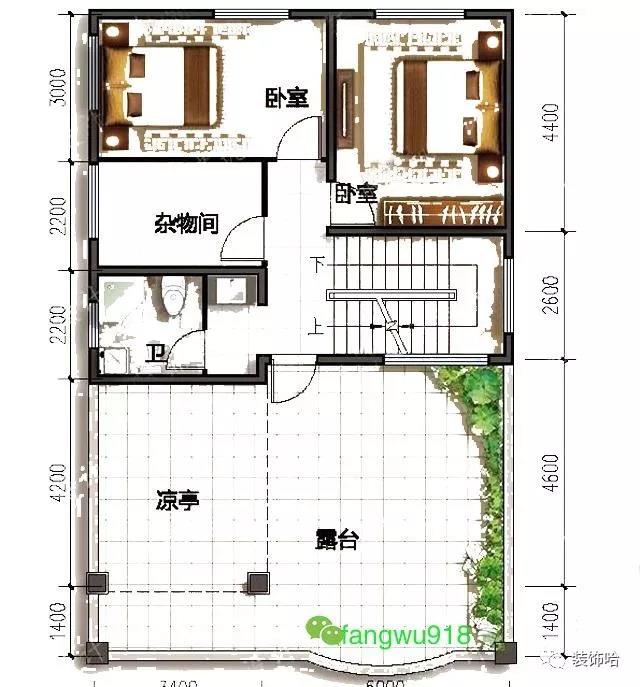 兩層半小戶型自建房設計圖