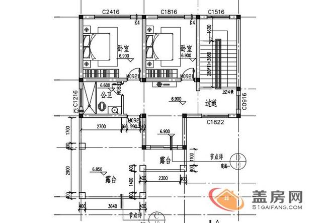 120平方米的農(nóng)村房屋設(shè)計(jì)圖紙