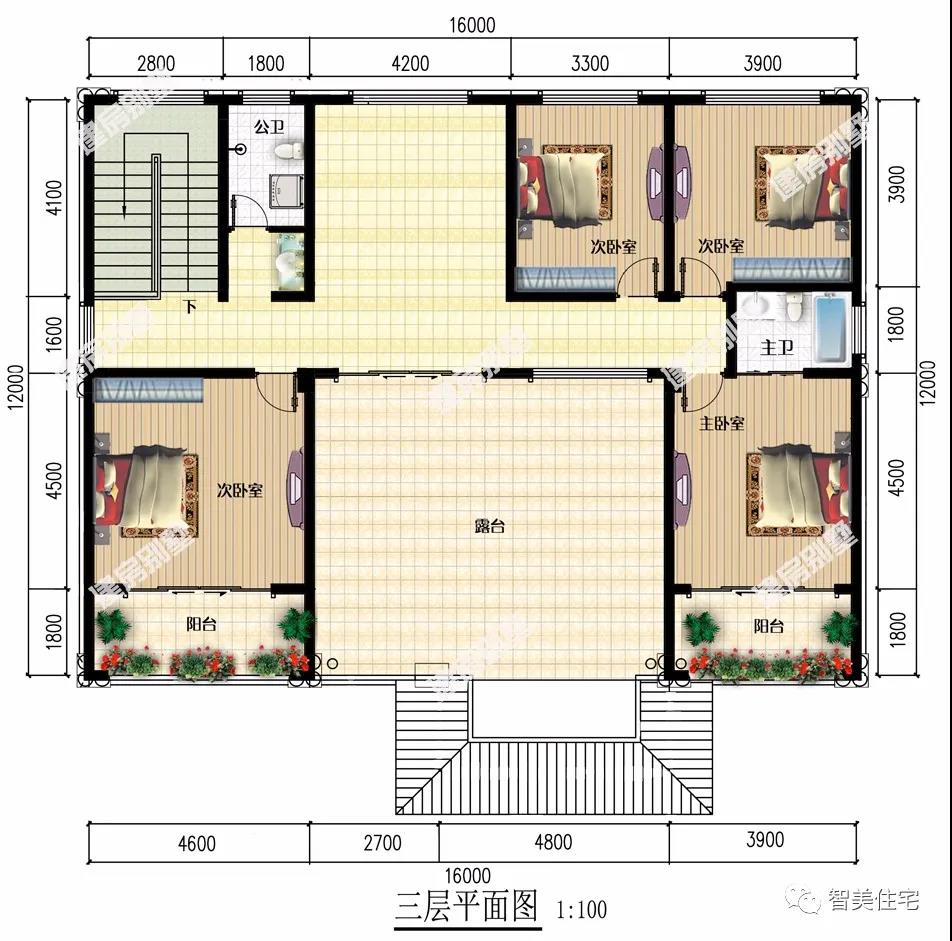 挑空設(shè)計的歐式別墅