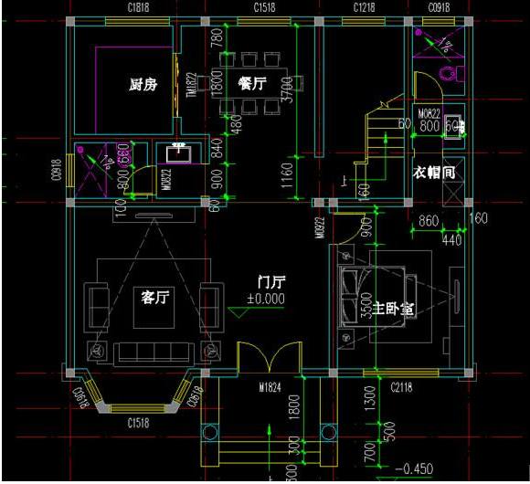 小型自建房屋圖紙